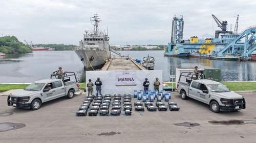 Caen tres al incautar más de una tonelada de cocaína en Chiapas