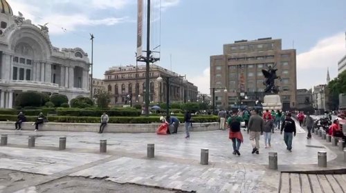 Comienza afición a pintar de verde calles de la CDMX