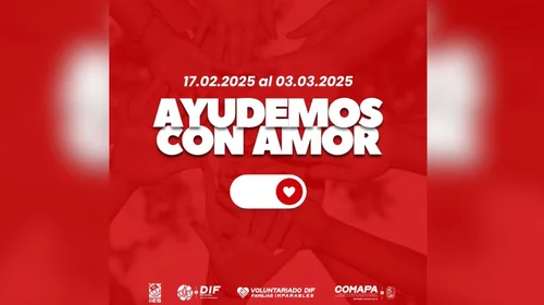 Arranca DIF Reynosa y Voluntariado campaña 'Ayudemos con Amor'