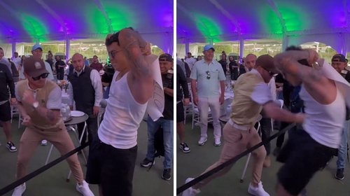 Canelo golpea al exnovio de Yeri Mua para cumplirle su sueño