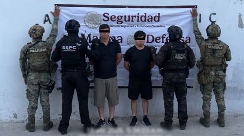 Capturan a dos miembros de 'Los Chapitos' en Sinaloa