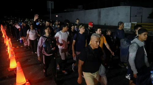 Parte primera caravana migrante de 2025 desde Tapachula
