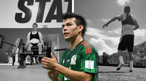 A 69 días del Mundial, 'Chucky' Lozano entrena solo y sin equipo