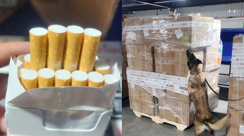 Incautan más de 2 millones de cigarros ilícitos en AICM