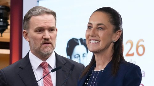 Claudia Sheinbaum se reúne con Jamieson Greer en Palacio Nacional