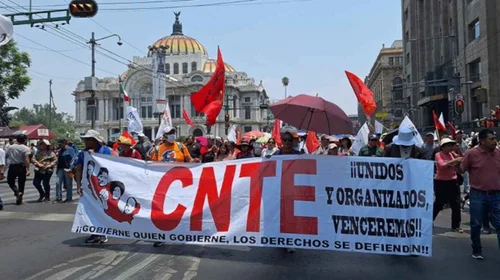 No se usará fuerza pública contra protestas de la CNTE: Sheinbaum