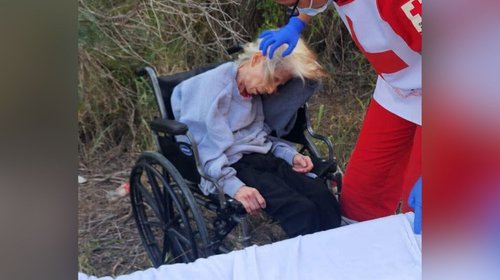 Localizan a adulta mayor abandonada en carretera a Playa Bagdad