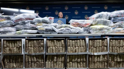 Canadá incauta 835 kg de cocaína, la mayor en su historia
