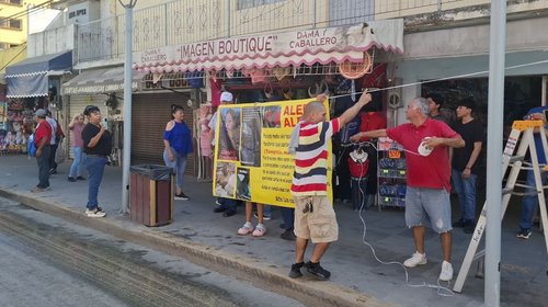 Comerciantes del centro de Altamira exhiben a presunta fardera