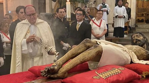 INAH confirma que el Santo Cristo está en buen estado