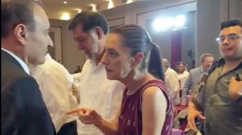 Continúa polémica por video de reclamo de Sheinbaum