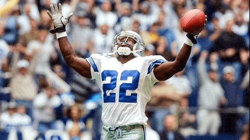 Emmitt Smith, un corredor con estrella en la NFL