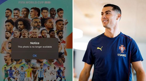 FIFA borra póster tras polémica por ‘olvidar’ a Cristiano Ronaldo
