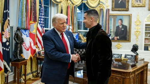 Se reúne Cristiano Ronaldo con Trump en el Despacho Oval