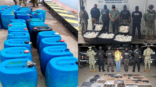 Decomisan 1.3 toneladas de drogas en operativos: 28 julio 2026