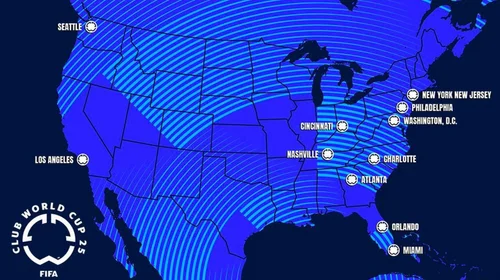 Definidas las sedes para el Mundial de Clubes 2025