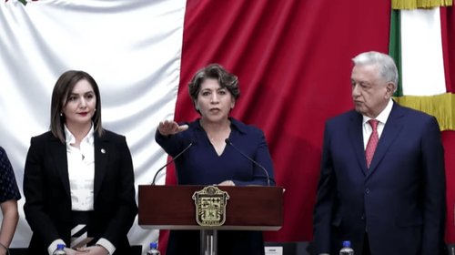 Delfina Gómez toma protesta como gobernadora del Edomex