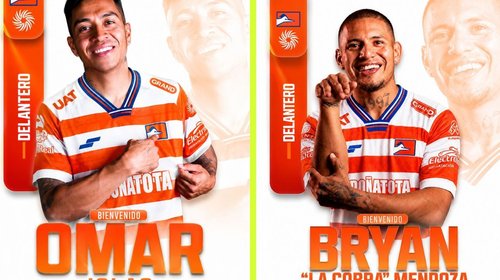 Omar Islas y Bryan Mendoza son nuevos jugadores de Correcaminos
