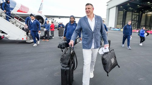 Patriots llegan a California para preparar el Super Bowl