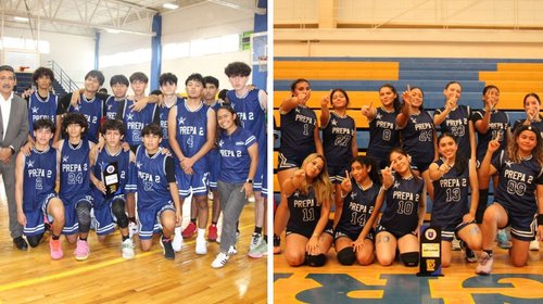 Vaqueros de la Preparatoria 2 brillan en basquetbol de la UANL