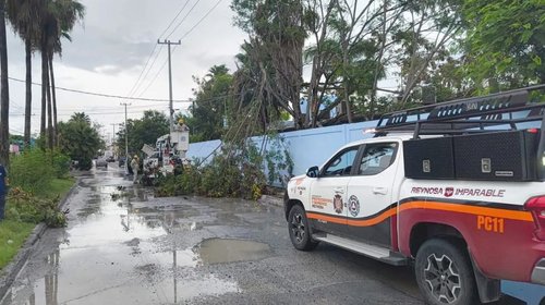 Refuerzan desagüe ante temporada de huracanes en Reynosa
