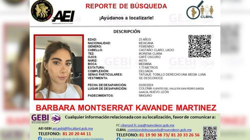 Desaparece joven en el municipio de San Pedro