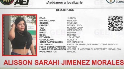 Desaparece adolescente en Monterrey; su celular manda a buzón