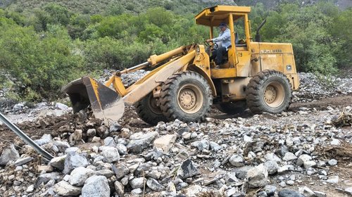 Lluvias provocan deslaves y bloquean camino en el Cañón de Nuncio