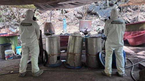 Desmantelan cinco narcolaboratorios en Jalisco, Nayarit y Sinaloa