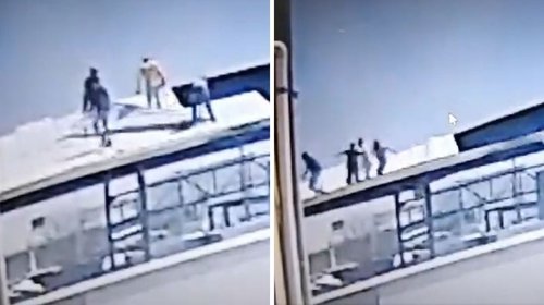 Se salvan de morir tras desplome de techo de bodega en Apodaca