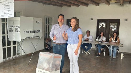 Resalta Javier Díaz ambiente de paz durante jornada electoral
