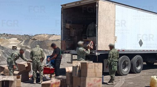 Destruye FGR más de cinco toneladas de pirotecnia en Sabinas