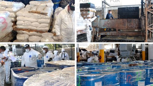 Destruyen más de 100 toneladas de drogas decomisadas en Sinaloa