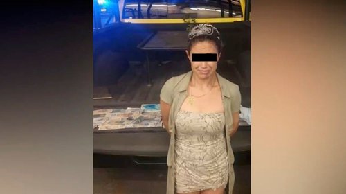 Detienen a mujer con 371 mil pesos en billetes falsos