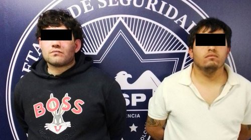 Detiene Policía de San Pedro a dos presuntos extorsionadores