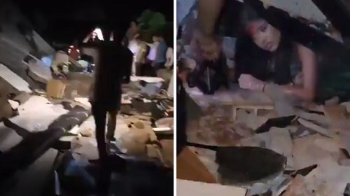 Deja 2 muertos y más de 40 heridos desplome de techo en una boda 