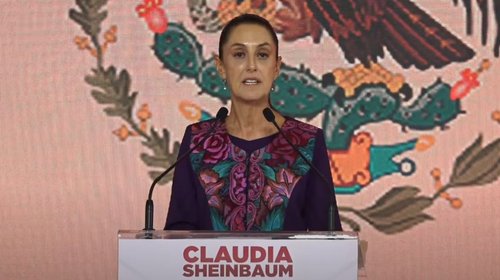 'No llego sola, llegamos todas': Claudia, virtual presidenta