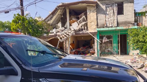 Tras explosión, vecina de Guadalupe lo pierde todo