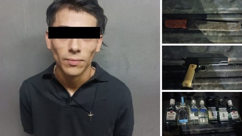 Detienen a asaltante serial de tiendas Oxxo en Guadalupe