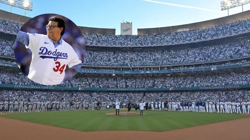 Dodgers honran a Valenzuela previo a juego 1 de la Serie Mundial