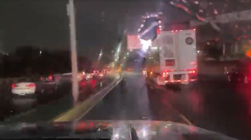 Llega lluvia a la urbe regia por frente frío número 16