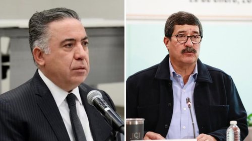 Reaparece Enrique Inzunza junto a Javier Corral en Culiacán