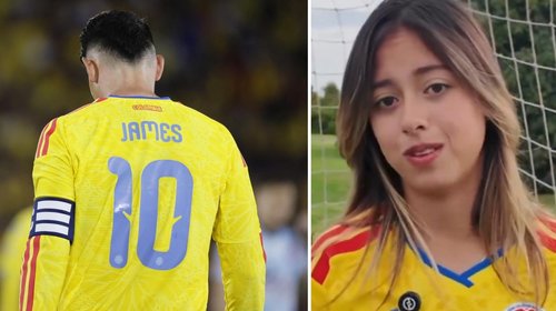 Responde James Rodríguez a hija de Petro tras polémica por foto