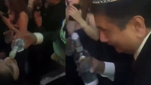 Exponen video de Óscar Nájera dando de beber a una estudiante