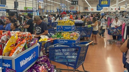 Empieza el desabasto en supermercados ante posible ciclón