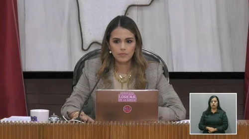 Entre lágrimas, abandona Lorena de la Garza sesión en el Congreso