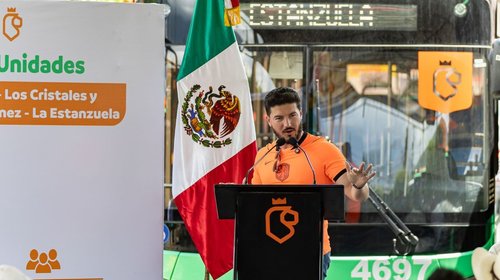 Samuel García concluye renovación de transporte en Cuenca Sur