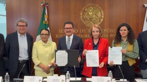 Entregan iniciativa de Reforma Judicial de Sheinbaum al Senado