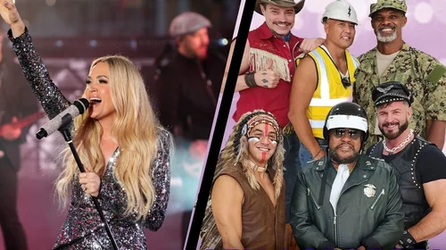 Carrie Underwood y Village People en la toma de posesión de Trump