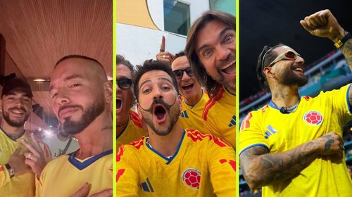 Artistas de Colombia cambian los shows por la tribuna mundialista